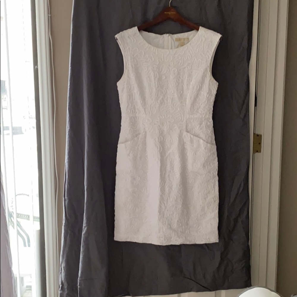 Michael Kors flower embroidered dress